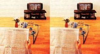Beispielbild der Symptome bei Alterssichtigkeit (Presbyopie)